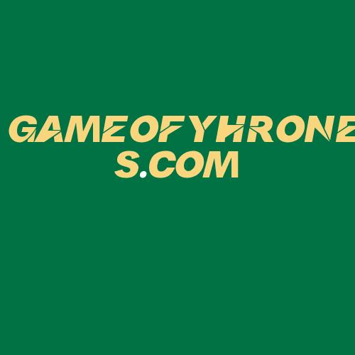 Logo da GAMEOFYHRONES